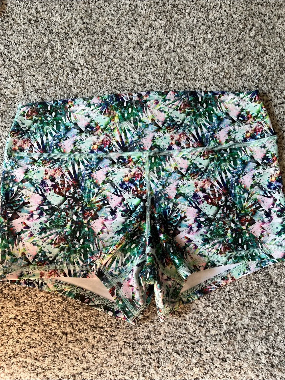 Peachy Athletic Forest Geo Peach Perfect Short